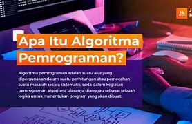 Algoritma Dan Pemrograman Dasar Adalah